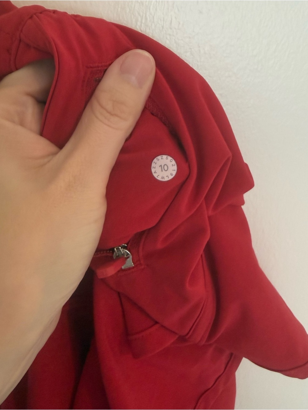 Lululemon Red Tracker Short V *4" - Picture 5 of 5